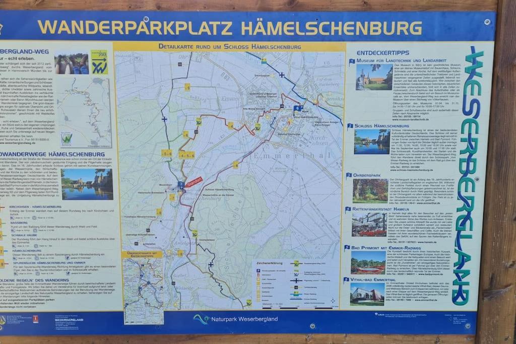 Schoene Ferienwohnung T&N Im Weserbergland Emmerthal Екстер'єр фото